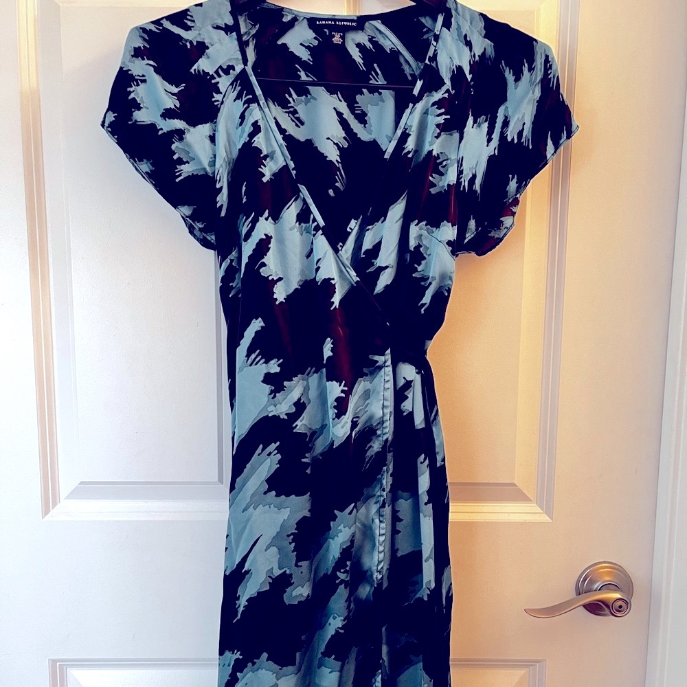 Banana Republic Silk Wrap Dress
